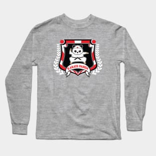 Karate Panda Shield Long Sleeve T-Shirt